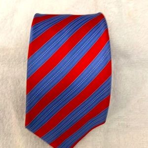 Stefano ricci blue and red stripe tie